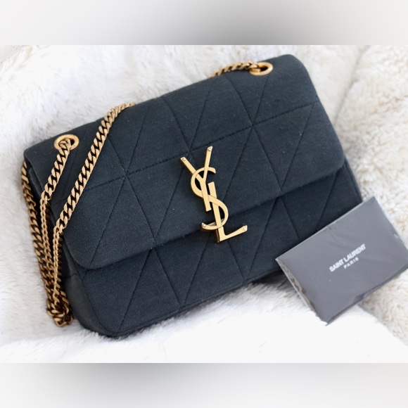 Rare Authentic Saint Laurent Jamie Jersey, Algae/Bronze - Picture 4 of 11